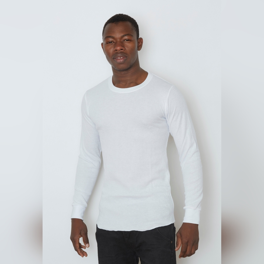 Men's White Long Sleeve Shirt